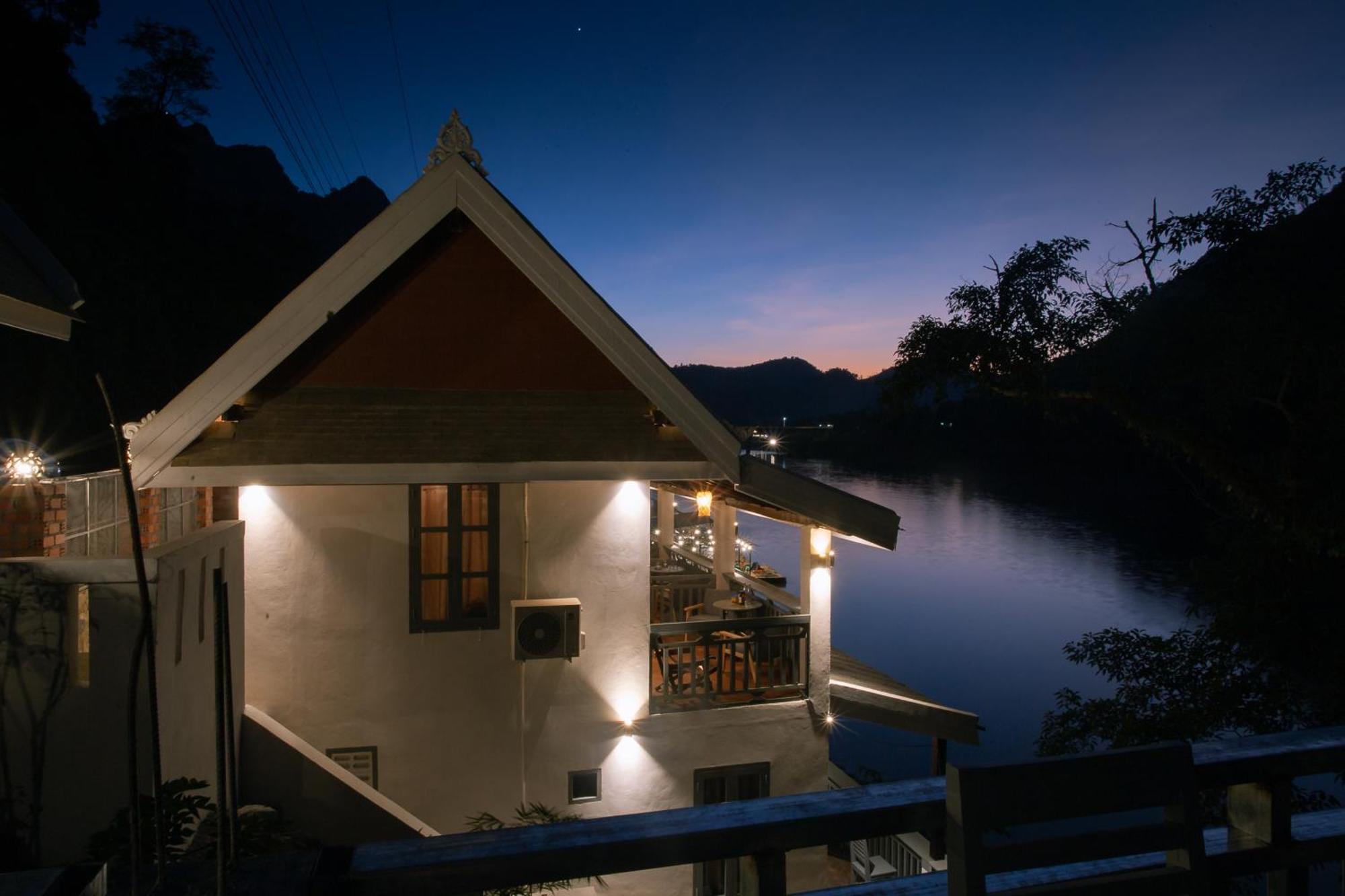 Dokchampa River View Villa Nongkhiaw Exterior foto